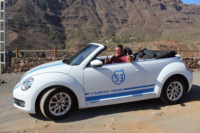 Vw Beetle Convertible Island tour Discover the island on a different way - Stop 4: Pico de las Nieves and the Roque Nublo View